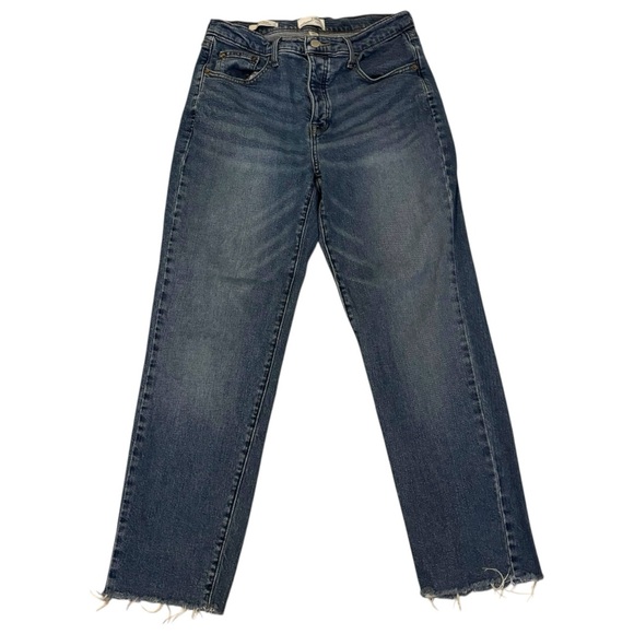 Universal Thread Denim - Universal Thread Dark Blue Straight Leg Jeans Size 12/R